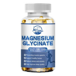 Natures Live Magnesium Glycinat 4-in-1 Complex 1330 mg 120 Kapseln – Bild 1 von 4