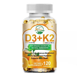 Natures Live Vitamin D3 & Vitamin K2 Kapseln 120 Stück – Bild 1 von 2
