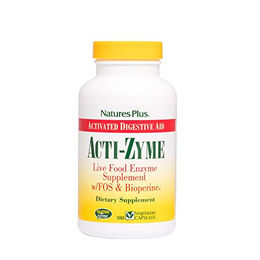 Natures Plus Acti-Zyme Multi-Enzym-Komplex vegan 180 Kapseln – Bild 1 von 4