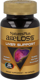 Natures Plus AgeLoss Liver-Support Vegetarische Kapseln 90 Stück – Bild 1 von 2