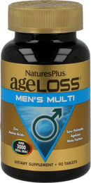 Natures Plus Ageloss Men's Multi Tabletten für Männer 90 Stück – Bild 1 von 2