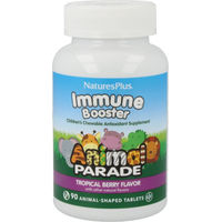 Produktbild von Natures Plus Animal Parade Immune Booster vegane Lutschtabletten für Kinder 90 Stück