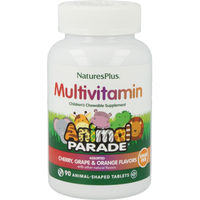 Produktbild von Natures Plus Animal Parade Multivitamin für Kinder zuckerfrei 90 Lutschtabletten