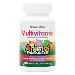 Natures Plus Animal Parade Multivitamin Lutschtabletten für Kinder 180 Stück – Bild 1 von 5