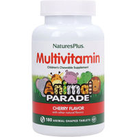 Produktbild von Natures Plus Animal Parade Multivitamin Lutschtabletten Kirsche für Kinder 180 Stück