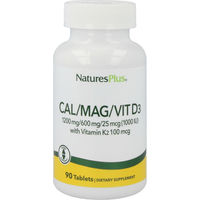 Produktbild von Natures Plus CAL-MAG-VIT D3 mit K2 Tabletten 90 Stück