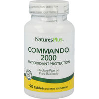 Produktbild von Natures Plus Commando 2000 Kräuter-Komplex Tabletten vegetarisch und glutenfrei 90 Stück