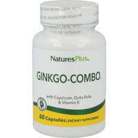 Produktbild von Natures Plus Ginkgo-Combo vegetarische Kapseln glutenfrei 60 Stück