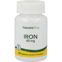Produktbild von Natures Plus Iron Eisen 40 mg Tabletten 90 Stück für Erwachsene