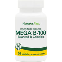 Produktbild von Natures Plus MEGA B-100 B-Komplex Tabletten vegetarisch hefefrei glutenfrei 60 Stück
