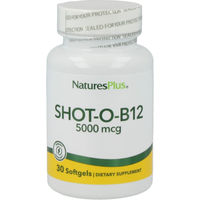 Produktbild von Natures Plus Shot-O-B12 Vitamin B12 Weichkapseln glutenfrei 30 Stück