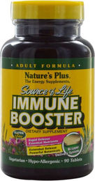 Natures Plus Source of Life Immune Booster Vegetarische Tabletten für Erwachsene 90 Stück – Bild 1 von 1