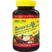 Produktbild von Natures Plus Source of Life Mini-Tabletten vegetarisch und glutenfrei für Erwachsene und Senioren 360 Stück