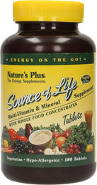 Natures Plus Source of Life Multi-Vitamin Mineral Tabletten 180 Stück – Bild 1 von 2