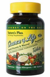Natures Plus Source of Life Vegetarische Tabletten für Erwachsene 90 Stück – Bild 1 von 2