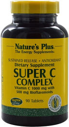 Natures Plus Super C Complex Vitamin C Tabletten 180 Stück – Bild 1 von 2