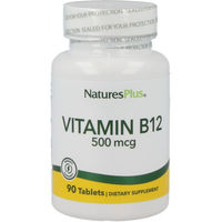 Produktbild von Natures Plus Vitamin B12 500 mcg Tabletten 90 Stück vegan vegetarisch
