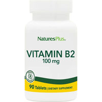 Produktbild von Natures Plus Vitamin B2 100 mg Tabletten für Erwachsene 90 Stück
