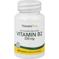 Produktbild von Natures Plus Vitamin B2 250 mg Tabletten vegetarisch und glutenfrei 60 Stück