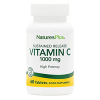 Produktbild von Natures Plus Vitamin C Ascorbinsäure 1000 mg Tabletten 60 Stück glutenfrei und laktosefrei