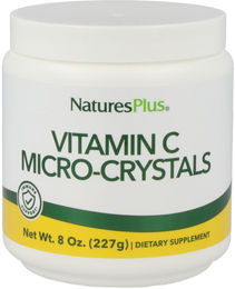 Natures Plus Vitamin C Micro-Crystals Ascorbinsäure Pulver vegan glutenfrei ohne Zusatzstoffe 227 g – Bild 1 von 1
