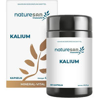Produktbild von Naturesan Kalium 1000 mg Kapseln vegan glutenfrei laktosefrei ohne Zusatzstoffe