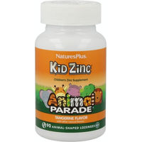 Produktbild von NaturesPlus Animal Parade KidZinc Zink Lutschtabletten für Kinder vegan glutenfrei laktosefrei 90 Stück