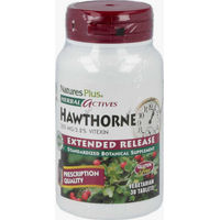 Produktbild von NaturesPlus Hawthorne Weissdorn Extended Release Tabletten vegetarisch und glutenfrei 30 Stück