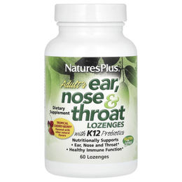NaturesPlus K12 Probiotika für Erwachsene, Lutschtabletten Kirsche-Beere, 60 Stück, vegetarisch und glutenfrei – Bild 1 von 1