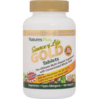 Produktbild von NaturesPlus Source of Life Gold Multi-Enzym-Komplex vegetarische Tabletten für Erwachsene 180 Stück