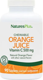 NaturesPlus Vitamin C Lutschtabletten Orange Juice 500 mg mit Ascorbinsäure 90 Stück hefefrei – Bild 1 von 1