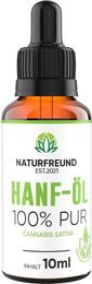 NATURFREUND Hanföl Cannabisöl hochdosiert vegan und ohne Zusatzstoffe – Bild 1 von 4