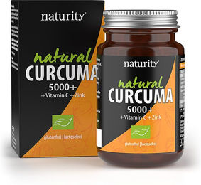 Naturity Curcuma 5000+ Bio Kurkuma Extrakt standardisiert in Kapseln 60 Stück – Bild 1 von 1
