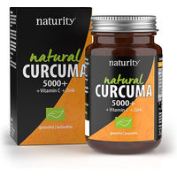 Produktbild von Naturity Curcuma 5000+ Bio Kurkuma Extrakt standardisiert in Kapseln 60 Stück
