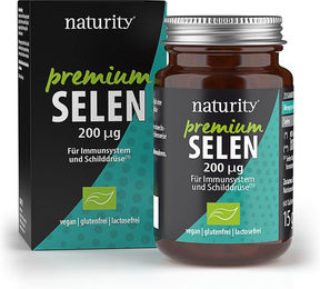 Naturity Premium Selen mit 200 µg Natriumselenit Bio Tabletten – Bild 1 von 1