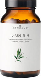 Naturkur L-Arginin Kapseln vegan vegetarisch ohne Zusatzstoffe 270 Stück – Bild 1 von 2