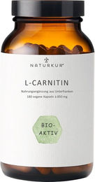 Naturkur® L-Carnitin Kapseln vegan und vegetarisch 180 Stück – Bild 1 von 2