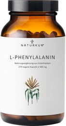 Naturkur L-Phenylalanin Kapseln vegan und vegetarisch ohne Zusatzstoffe 270 Stück – Bild 1 von 2