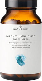 Naturkur Magnesiumoxid Kapseln mit 400 mg elementarem Magnesium vegan und ohne Zusatzstoffe 365 Stück – Bild 1 von 3