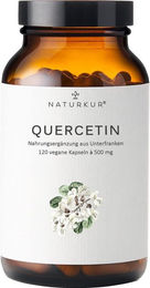 Naturkur Quercetin 500 mg Kapseln 120 Stück vegan und ohne Zusatzstoffe – Bild 1 von 3