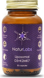 NaturLabs Liposomales Vitamin D3 + K2 Kapseln 30 Stück – Bild 1 von 1
