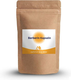 natürlich lang leben Berberin Kapseln 500 mg vegan ohne Zusatzstoffe – Bild 1 von 3