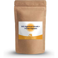 Produktbild von natürlich lang leben BIO Agaricus Extrakt Pulver Kapseln vegan 120 Stück