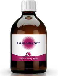 natürlich lang leben Eisen Bisglycinat Saft vegan 500 ml – Bild 1 von 3