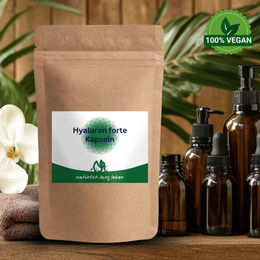 natürlich lang leben Hyaluron forte Kapseln vegan 600 mg – Bild 1 von 1