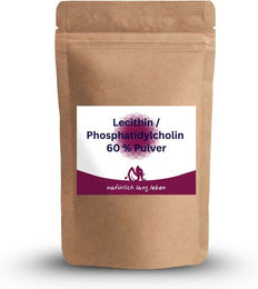 natürlich lang leben Lecithin Phosphatidylcholin 60 % Pulver vegan ohne Zusatzstoffe – Bild 1 von 3