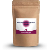 Produktbild von natürlich lang leben Magnesiumbisglycinat Pulver vegan glutenfrei laktosefrei ohne Zusatzstoffe
