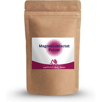 Produktbild von natürlich lang leben Magnesiumlactat Pulver glutenfrei und ohne Zusatzstoffe
