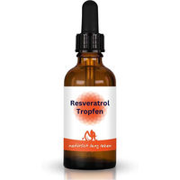 Produktbild von natürlich lang leben Resveratrol Tropfen vegan ohne Zusatzstoffe