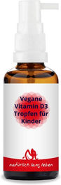 natürlich lang leben Vitamin D3 Tropfen vegan für Kinder 1000 IE – Bild 1 von 3